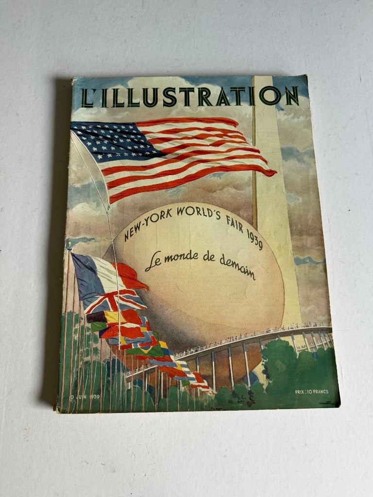 revue L'Illustration 1939 New York World's Fair, Enlèvement, 1920 à 1940, Journal ou Magazine