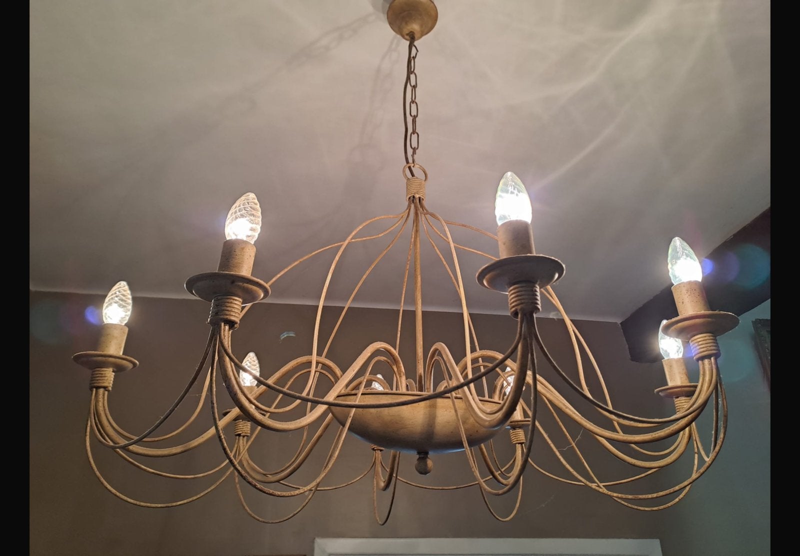 Lustre, Enlèvement, Utilisé, Métal