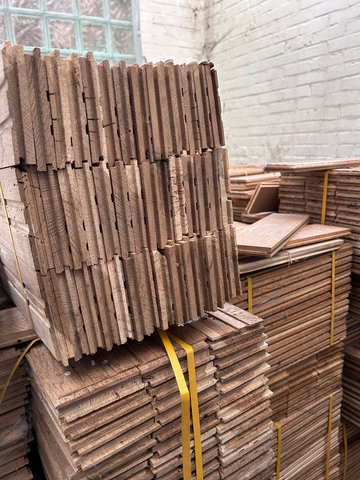 Parquet à chevrons, Jardin & Terrasse, Enlèvement, Comme neuf