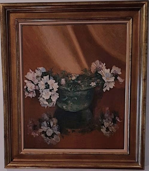 Walter Vaes (1882-1958) Anemonen in een vaas, Antiquités & Art, 50 cm, Faune et Flore, Enlèvement, 70 cm