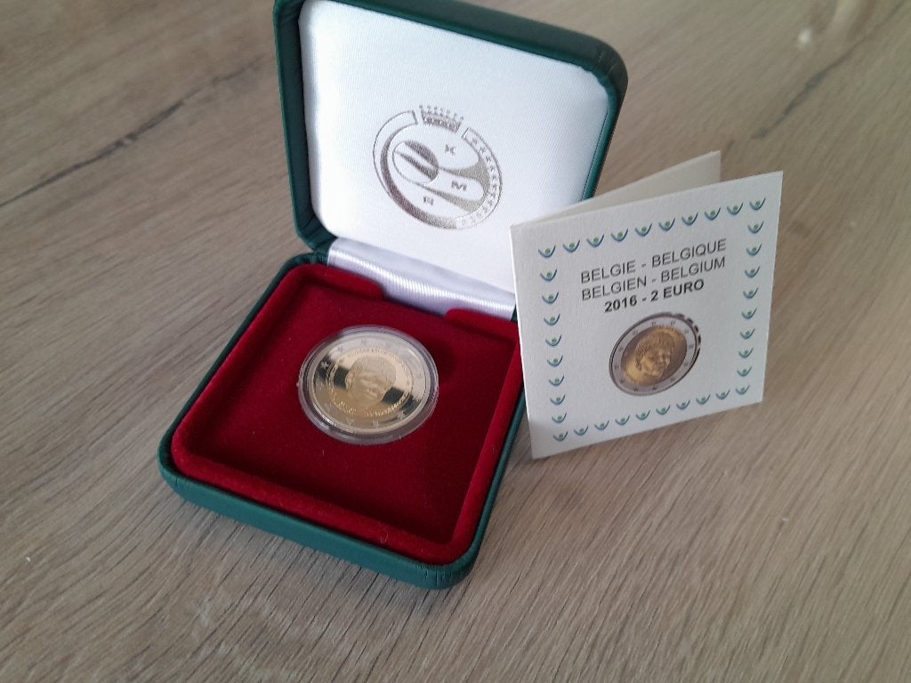 2 euro België 2016 Child Focus Proof, Timbres & Monnaies, Enlèvement ou Envoi, Belgique, 2 euros, Monnaie en vrac