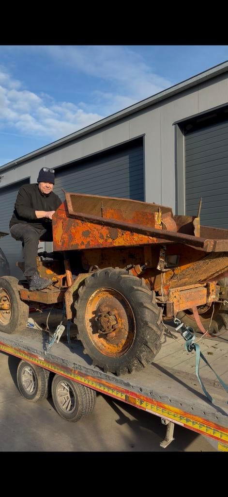 Dieseldumper, motorkruiwagen, Zakelijke goederen, Ophalen, Transport