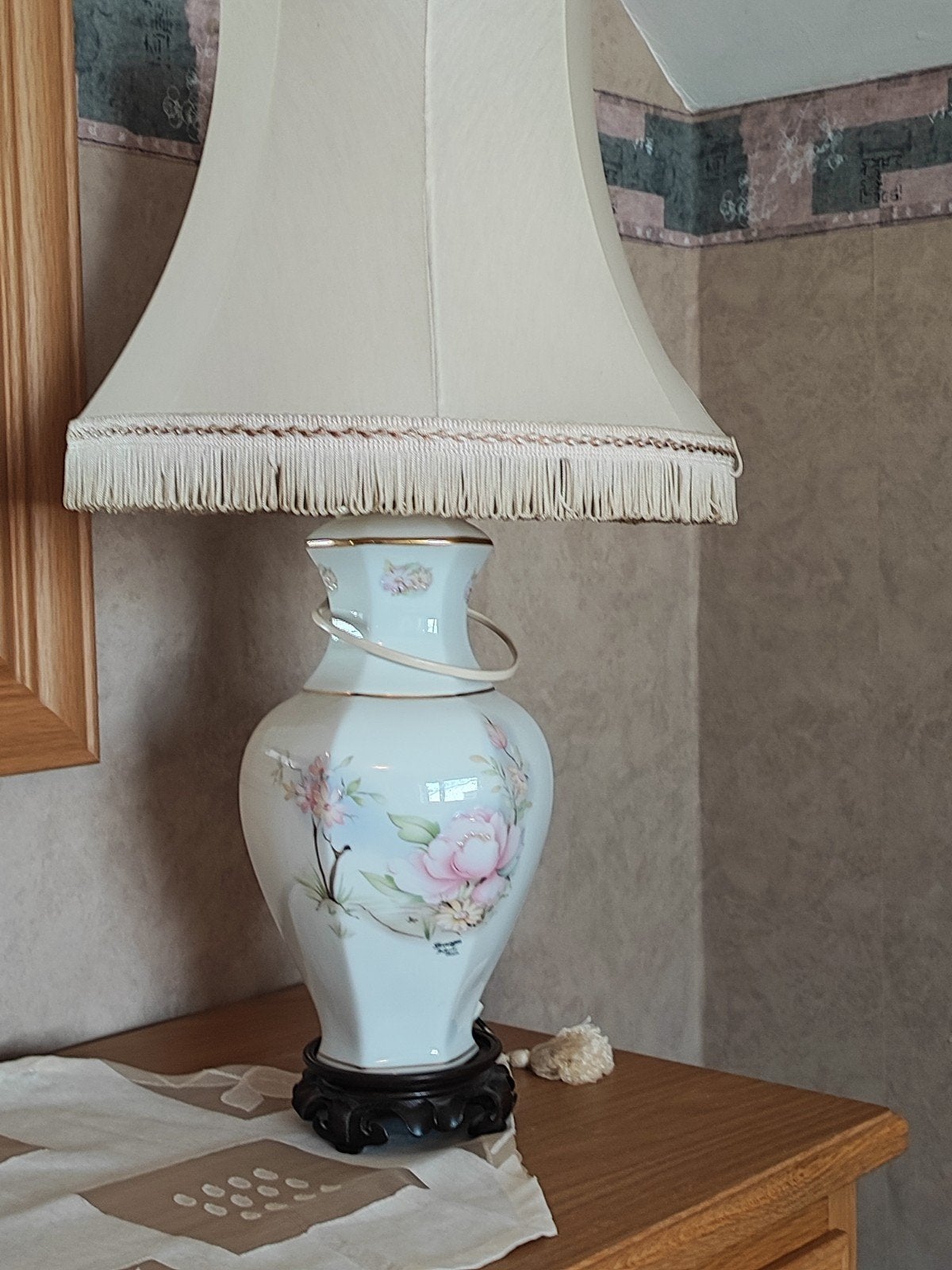 Lampenkap Limoges., Ophalen