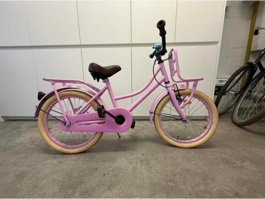 Roze kinderfiets 18inch, Ophalen, Zo goed als nieuw