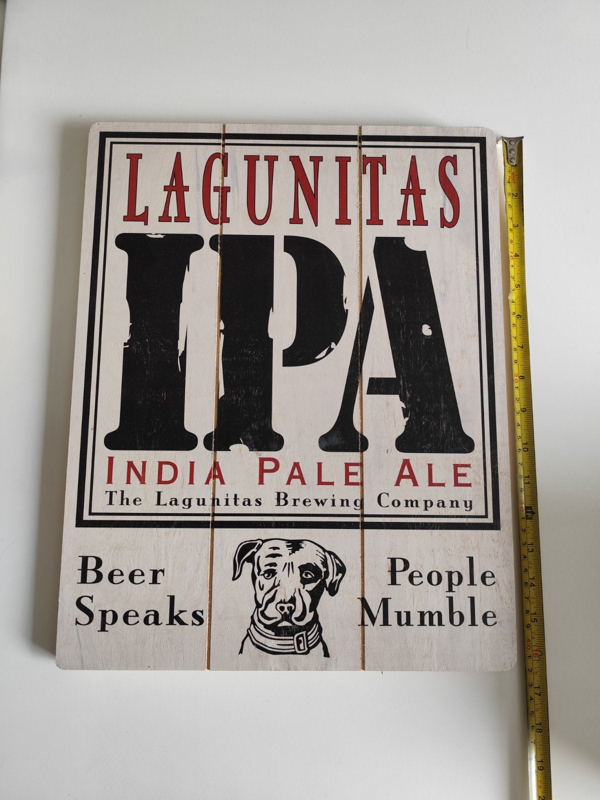 Lagunitas ipa houten bord, Ophalen of Verzenden