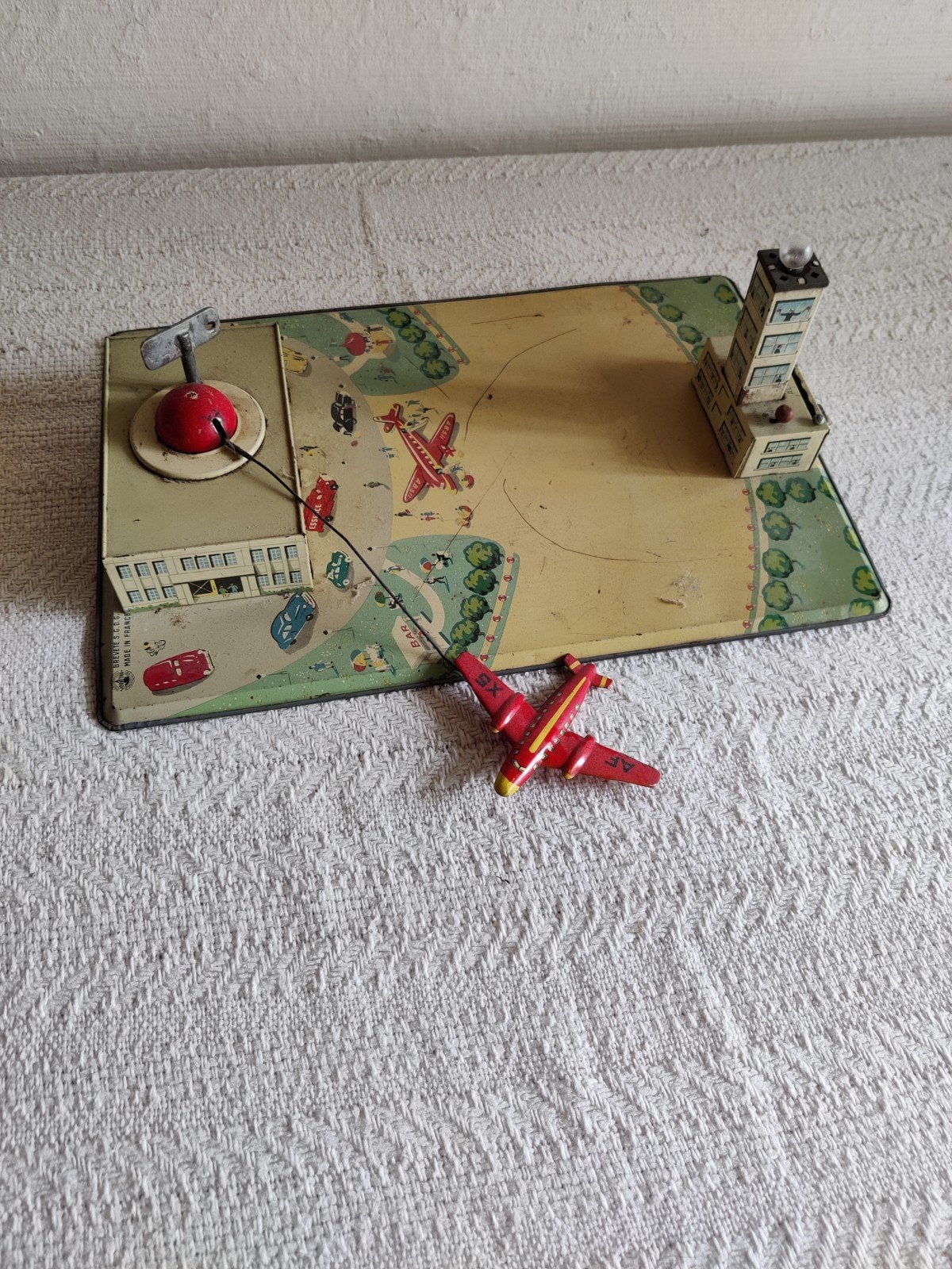 Speelgoed vliegveld, Antiek en Kunst, Ophalen of Verzenden