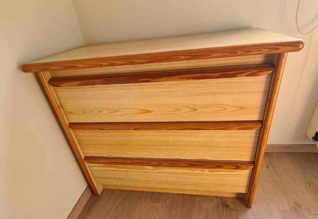 commode 3 tiroirs, Maison & Meubles, Armoires | Commodes, 3 ou 4 tiroirs, Enlèvement, Comme neuf