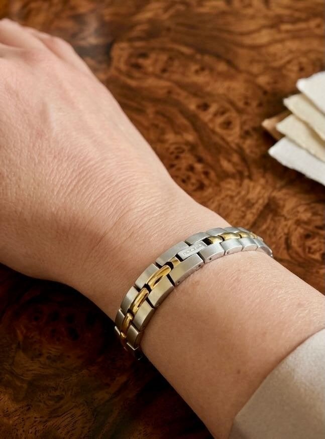 Armband Rochet, Handtassen en Accessoires, Ophalen, Gebruikt, Zilver, Staal