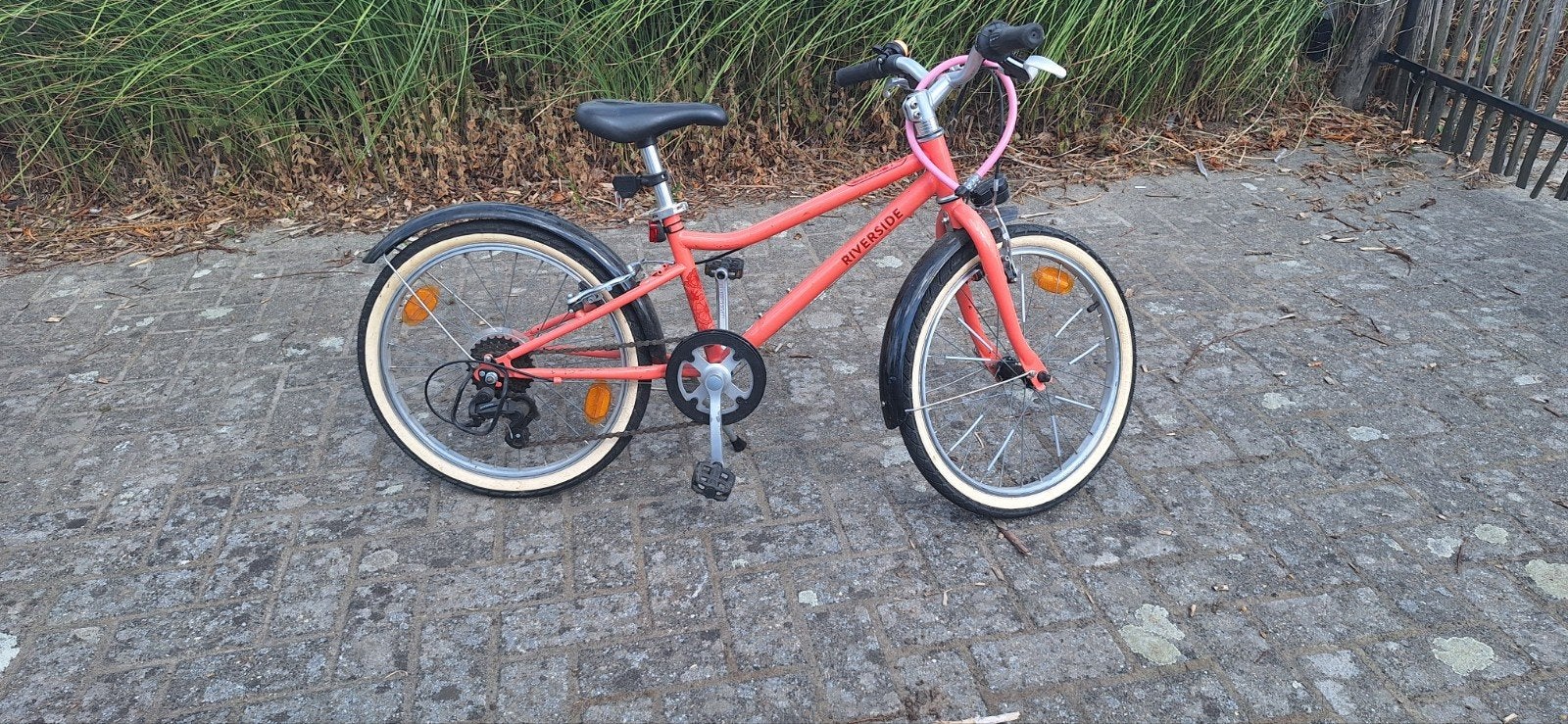 Meisjes fiets Decathlon 6 jaar, Fietsen en Brommers, Fietsen | Cruisers en Lowriders, Ophalen
