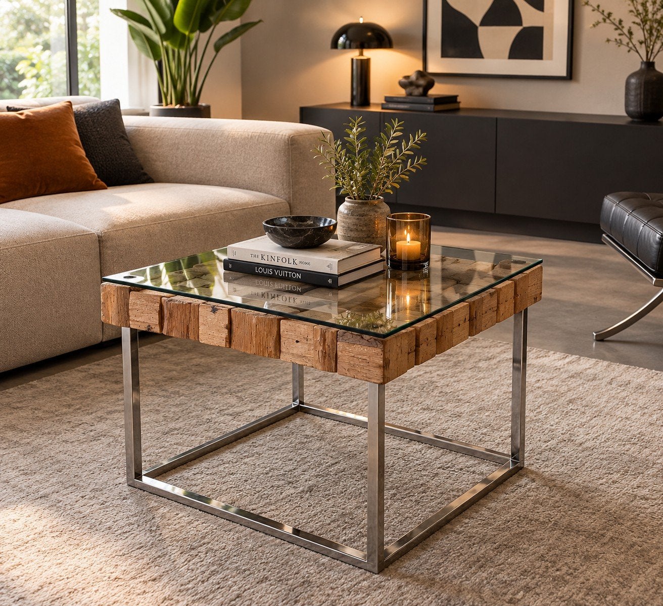 salontafel 60x60x60 cm, Huis en Inrichting, Ophalen