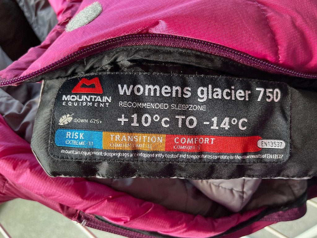 Donzen Winterslaapzak - Mountain Equipment Womens, Caravans en Kamperen, Ophalen of Verzenden, Zo goed als nieuw