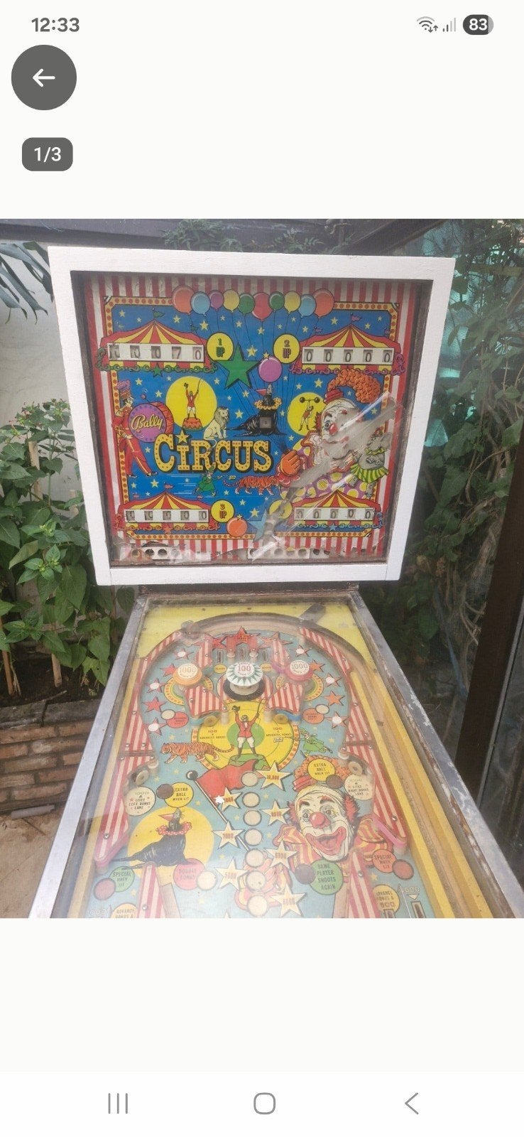 flipper circus, Antiquités & Art, Enlèvement ou Envoi