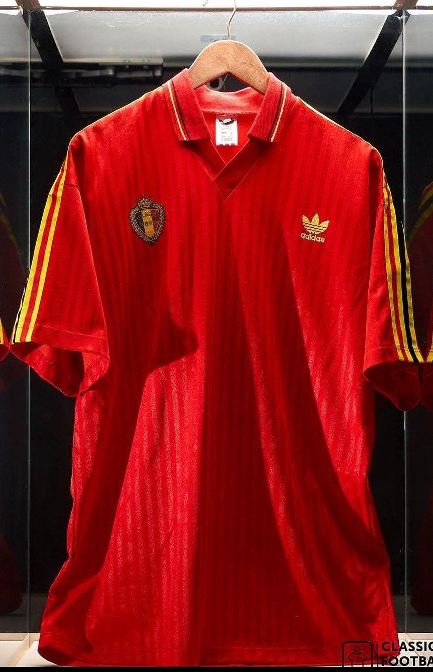 België Enzo Scifo Voetbal Thuisshirt Origineel WorldCup 1990, Verzenden