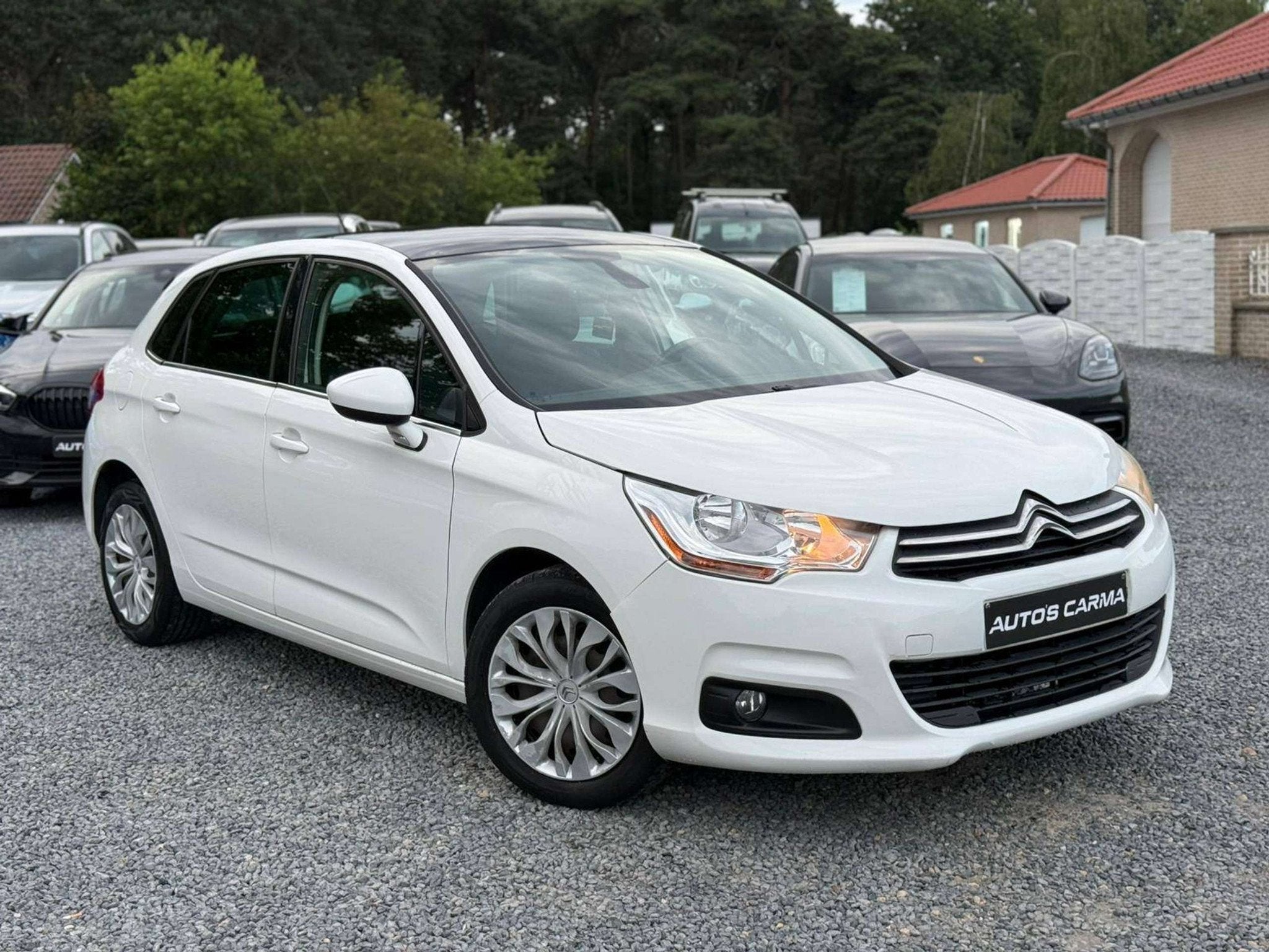 Citroën C4 Benzine Airco Panoramische Dak Manueel, Auto's, Euro 5, Stof, Gebruikt, 4 cilinders