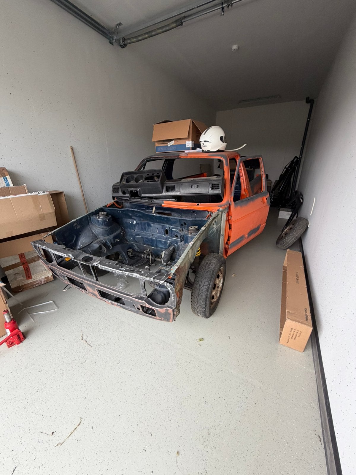 Oldtimer project volkswagen caddy pickup te koop!, Auto's, Voorwielaandrijving, Stof, Overige modellen, Overige kleuren
