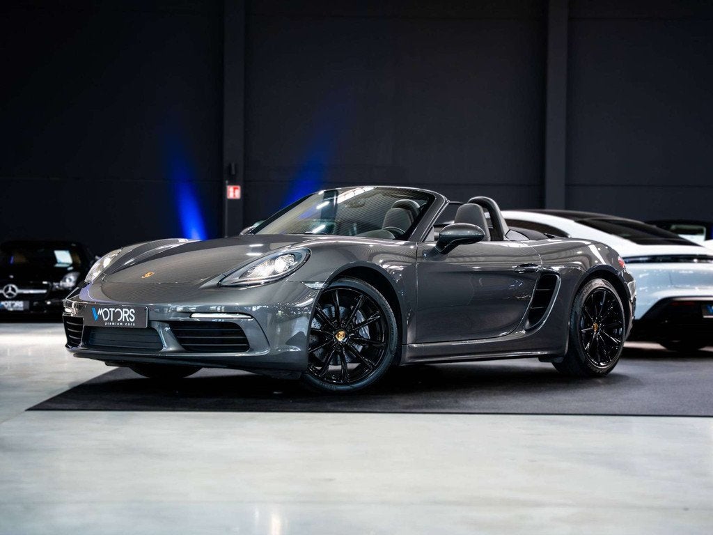 Porsche Boxster 718 2.0 PDK - Agate Grey - Full Service Hist, 158 g/km, Gebruikt, 4 cilinders, Cabriolet