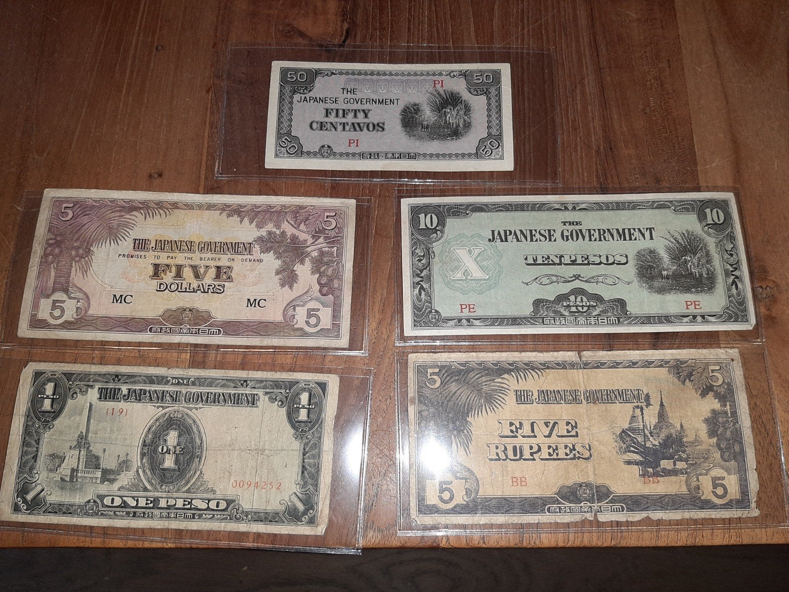 WW2 militair geld the japanese government, Ophalen of Verzenden