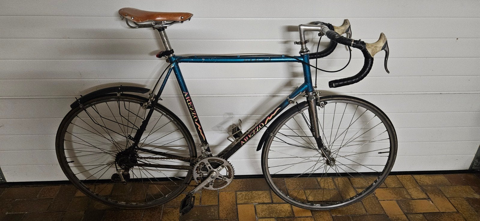 retro koersfiets, Vélos & Vélomoteurs, Enlèvement, Frein sur jante, Arezzo