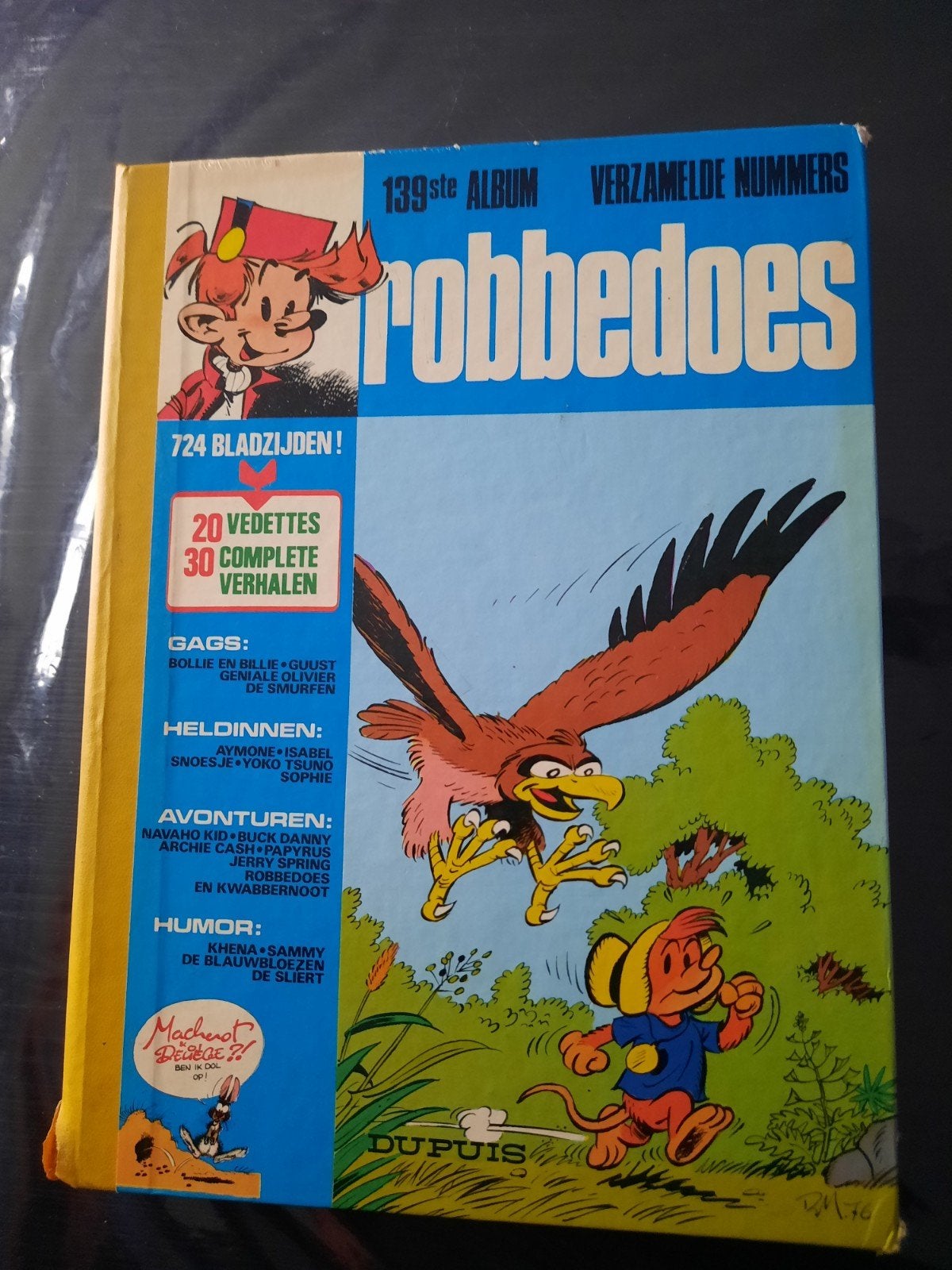 stripbundel robbedoes nr 139 ,1976 dupuis, Gelezen, Eén stripboek, Ophalen of Verzenden, Dupuis