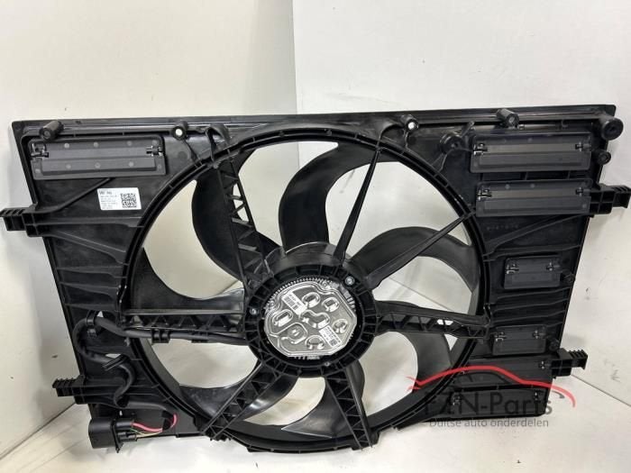 VW Golf 7 Ventilator Enkelfan + Koelluchtventilator + Behuiz, Ophalen of Verzenden, Gebruikt