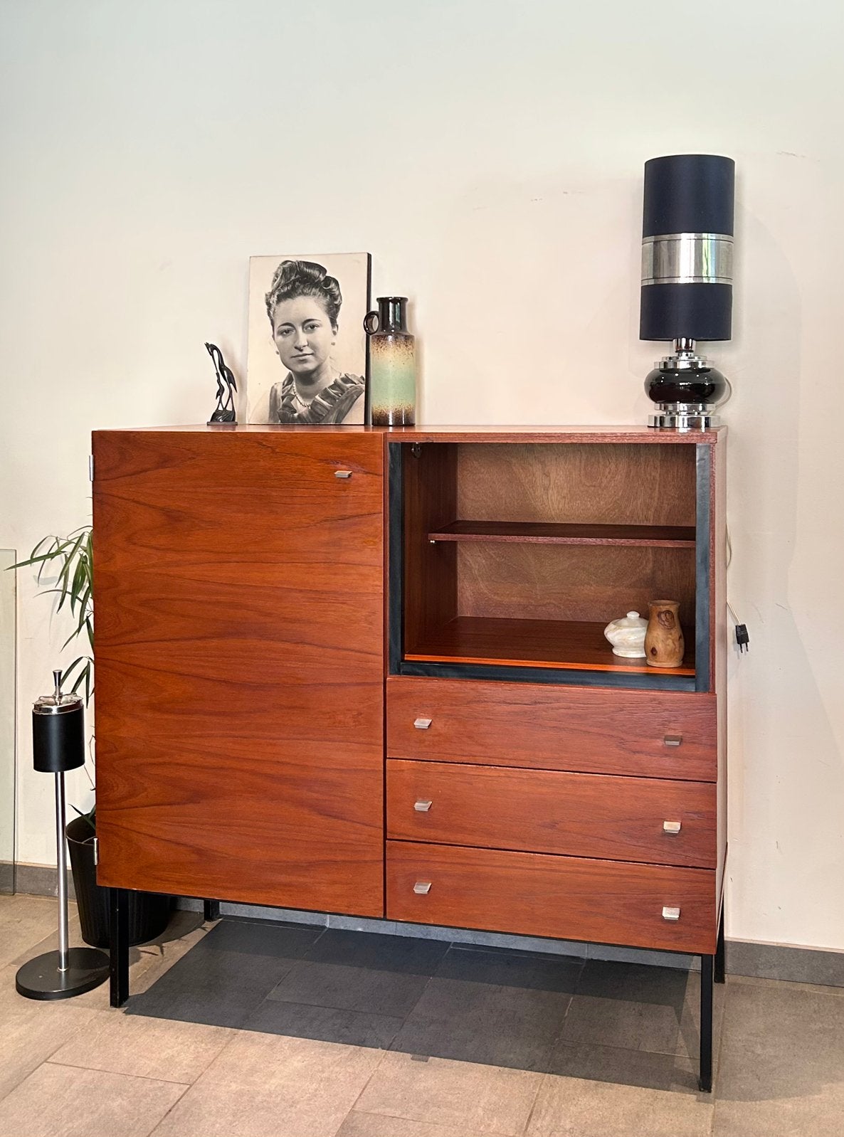Teakhouten vintage 60’s kast, Enlèvement, Comme neuf