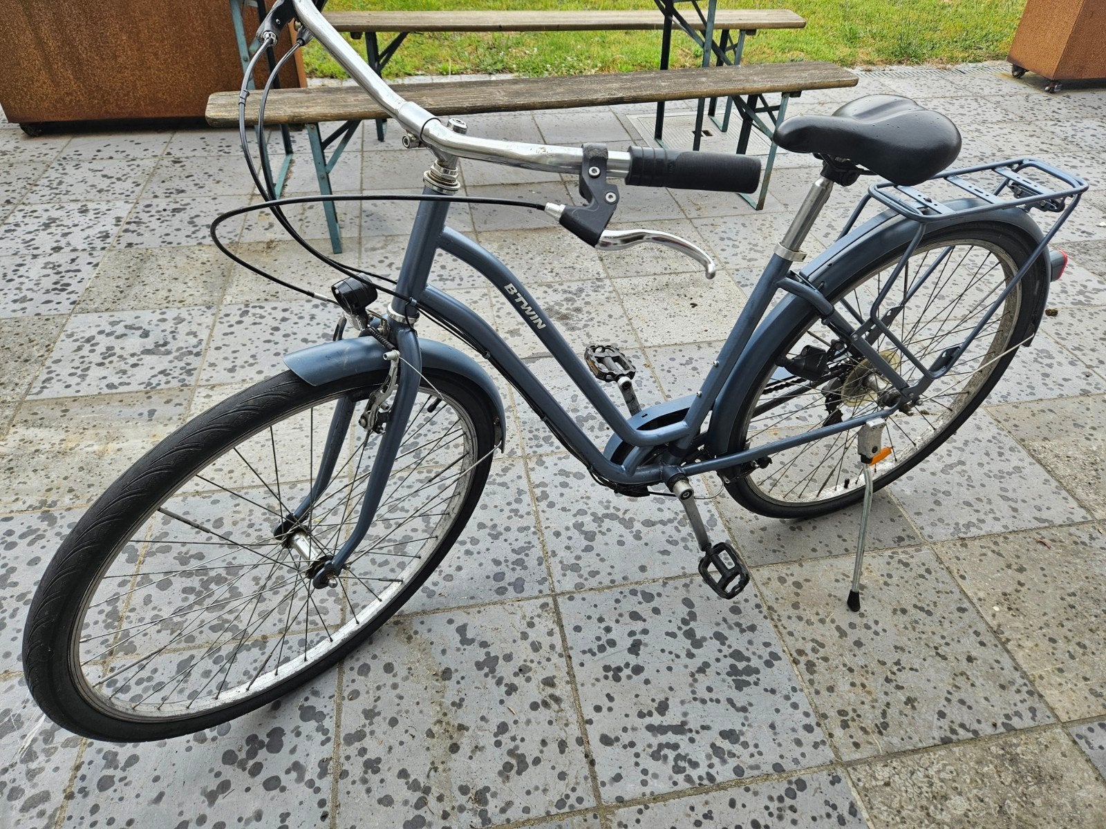 Merk btwin, grijs, Fietsen en Brommers, Ophalen