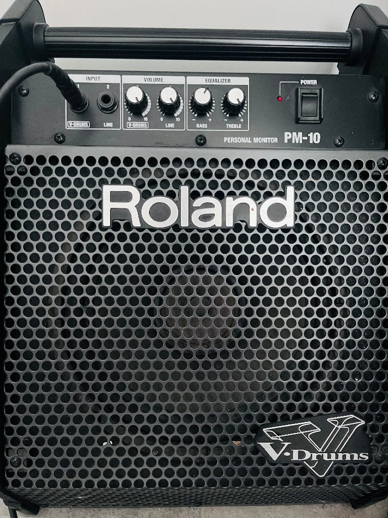 Versterker VDrum Roland PM-10, Muziek en Instrumenten, Drumstellen en Slagwerk, Ophalen, Zo goed als nieuw, Roland, Elektronisch