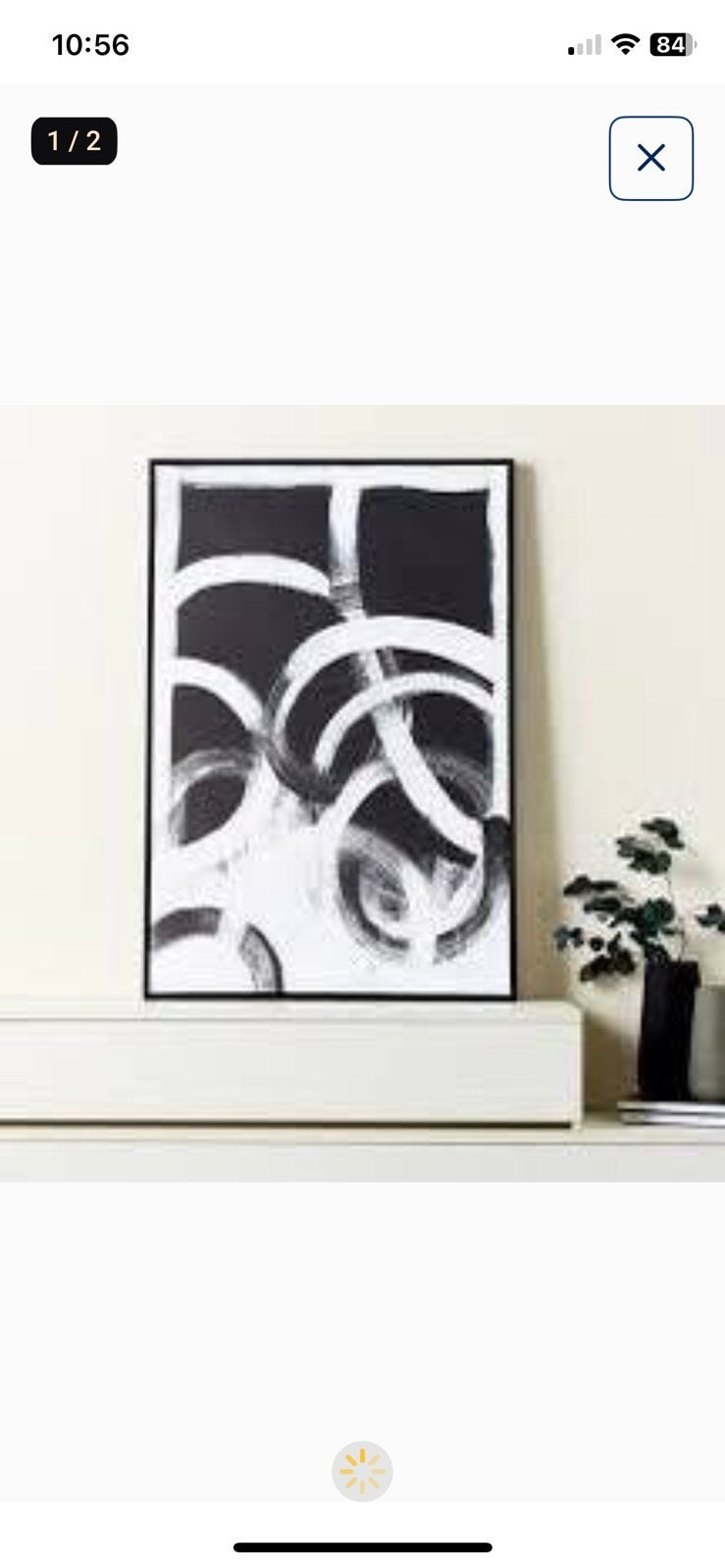 Canvas, Antiek en Kunst, Kunst | Schilderijen | Abstract, Ophalen