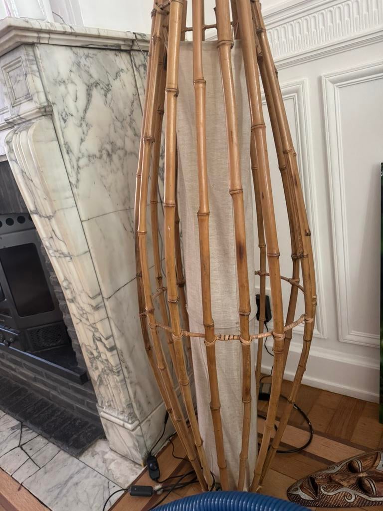 Rieten lamp, Ophalen, Zo goed als nieuw