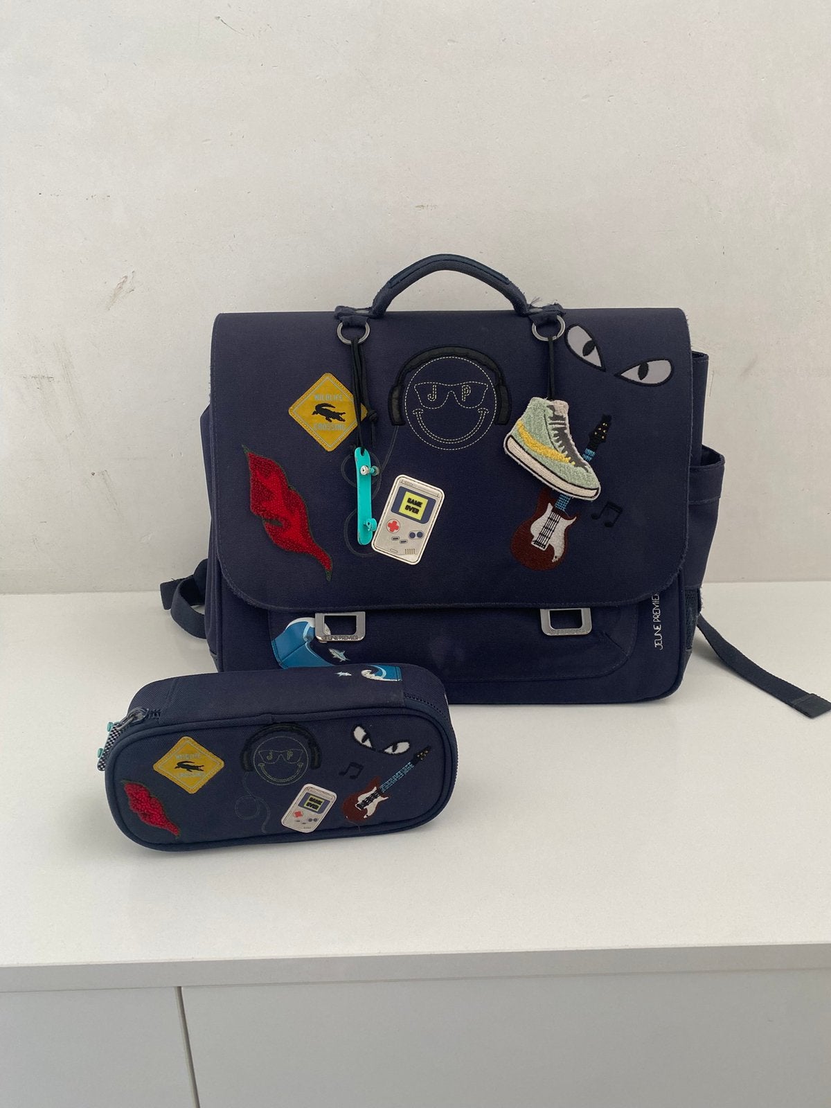 Boekentas Jeune Premier, Enlèvement, Comme neuf, Bleu, Porte-documents ou Cartable
