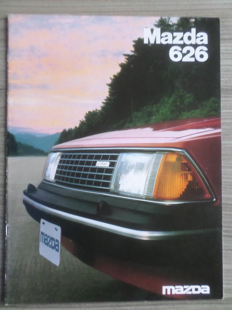 Brochure sur les Mazda 626 1600 et 2000 1980, Livres, Autos | Brochures & Magazines, Enlèvement ou Envoi, Mazda