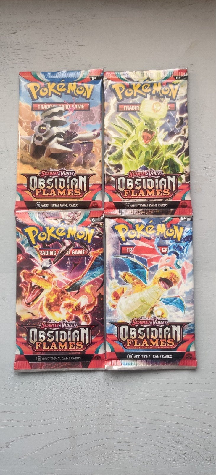 Art set obsidian flames booster packs, Ophalen, Nieuw, Booster, Foil