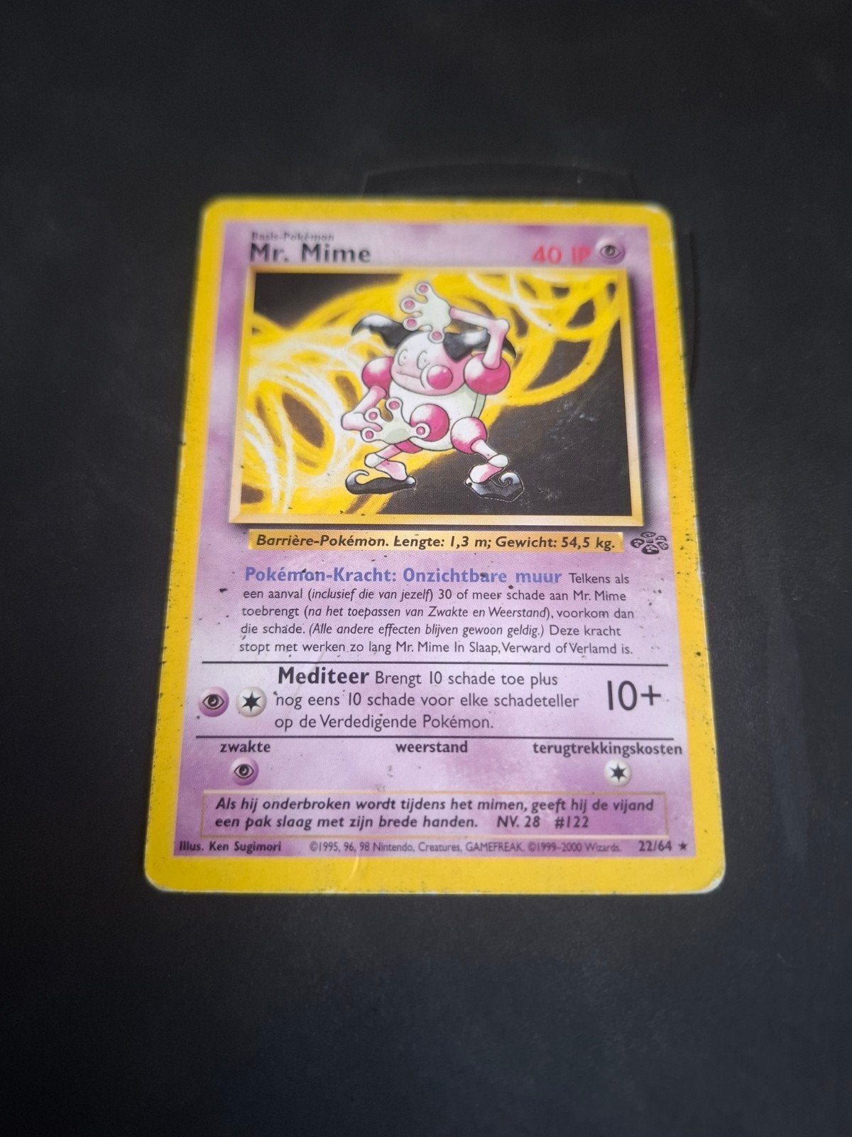 Mr. Mime Pokémon Kaart (Jungle Set 22/64), Ophalen of Verzenden