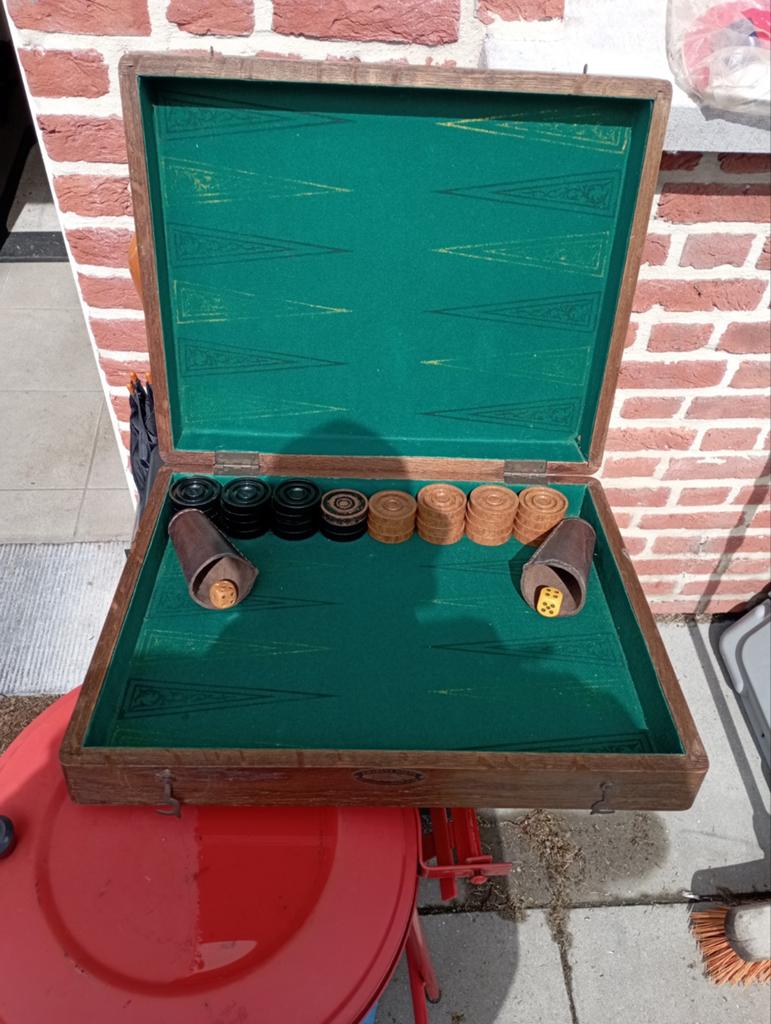 Backgamon, Hobby en Vrije tijd, Picknickmanden, Ophalen of Verzenden