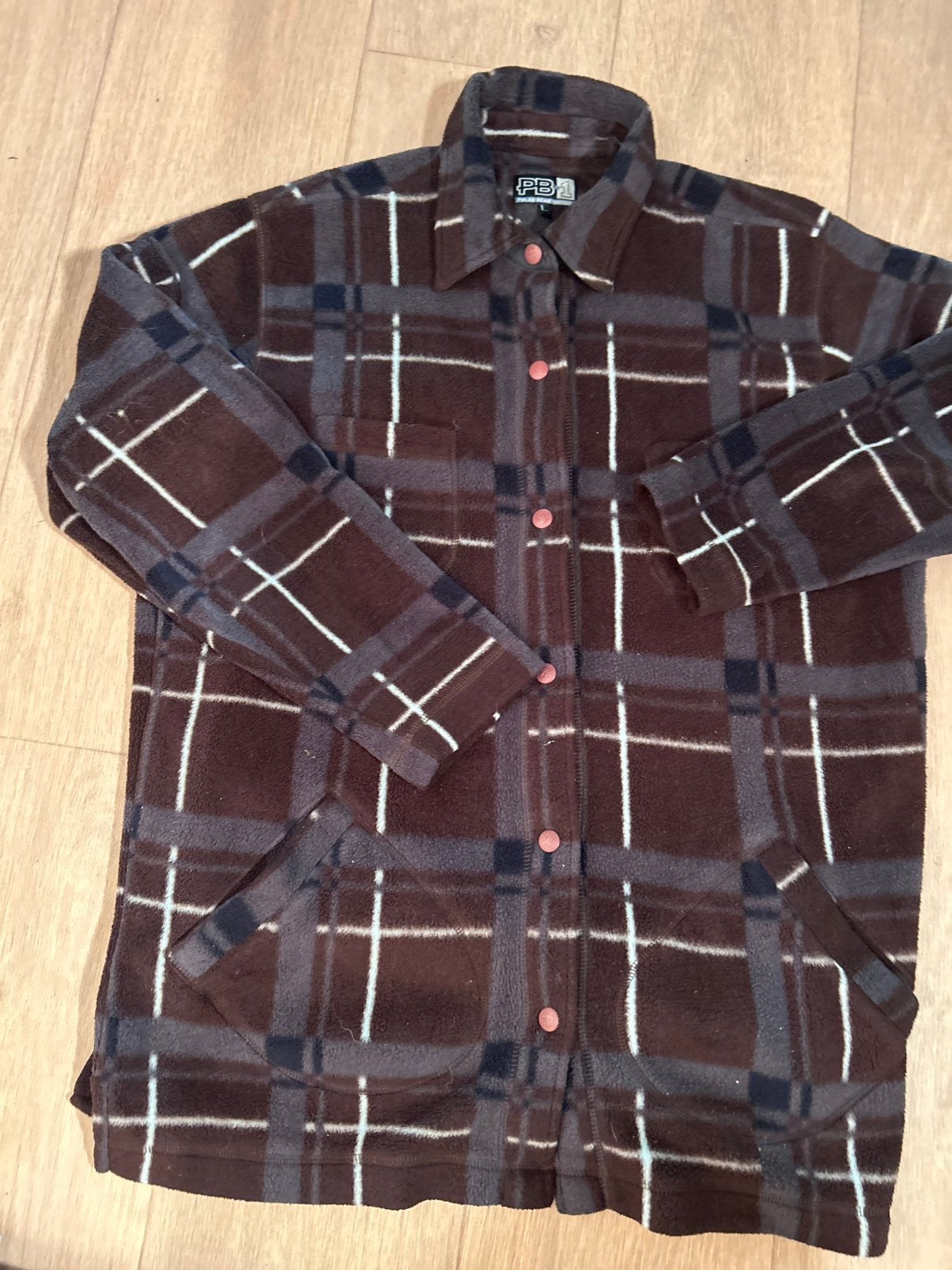 Fleece overhemd / vest. Large, Ophalen, Zo goed als nieuw