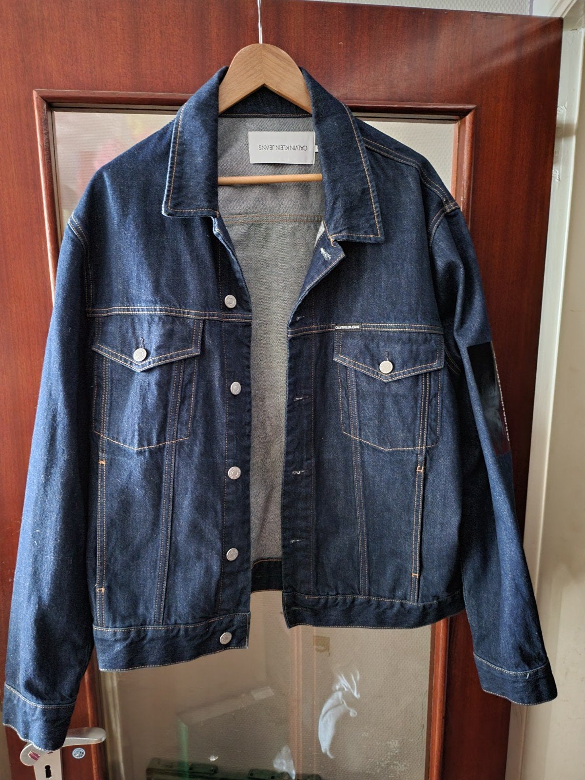 Jeansvest Calvin klein jeans maat xl, Verzenden, Maat 56/58 (XL)