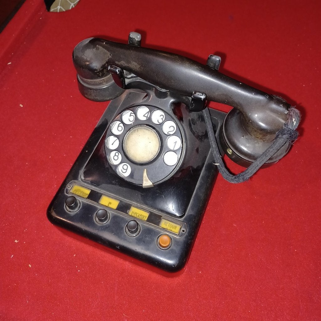 antieke telefoon, Ophalen