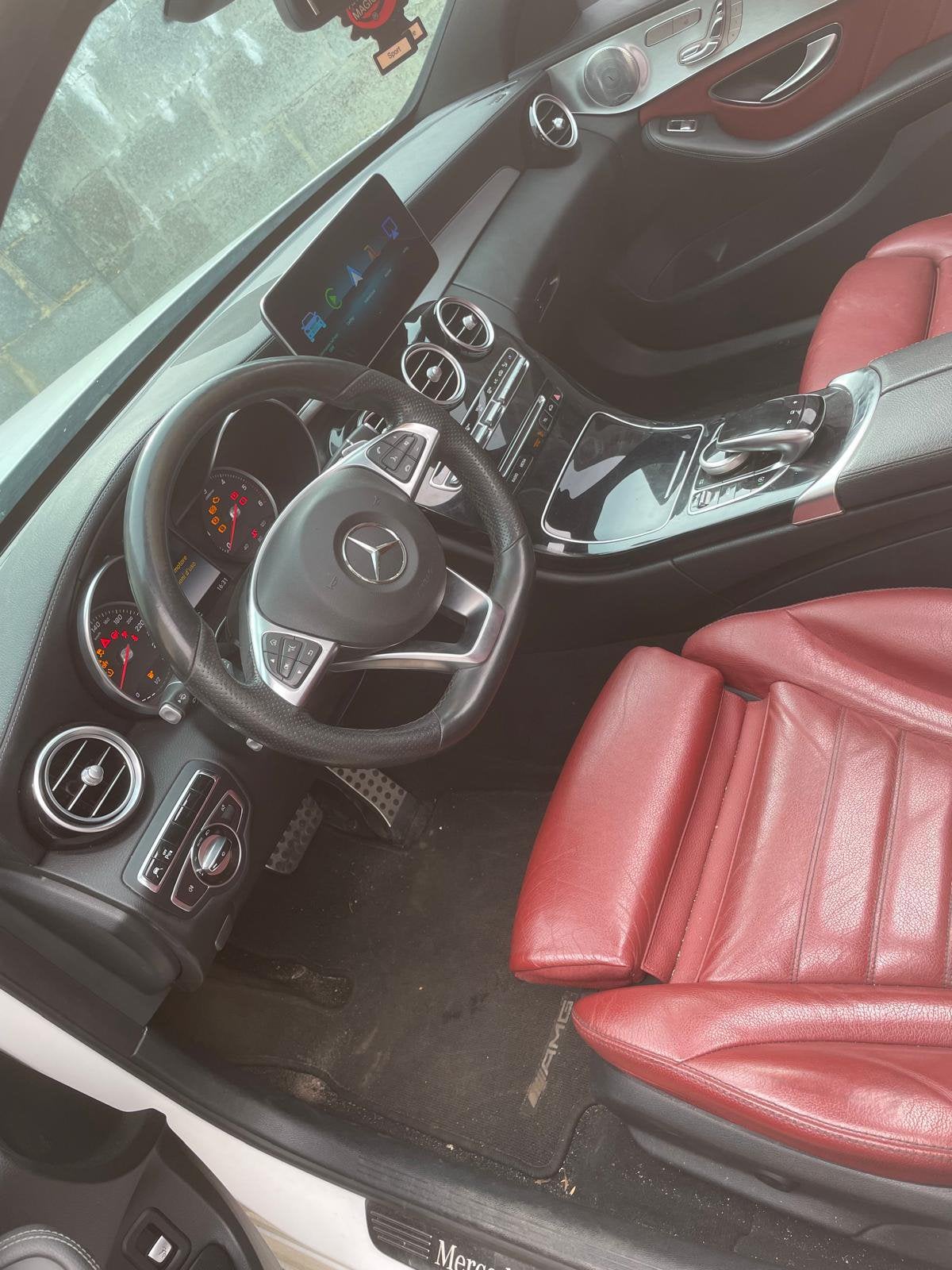 Mercedes c200D voiture accidentée, Enlèvement, Mercedes-Benz
