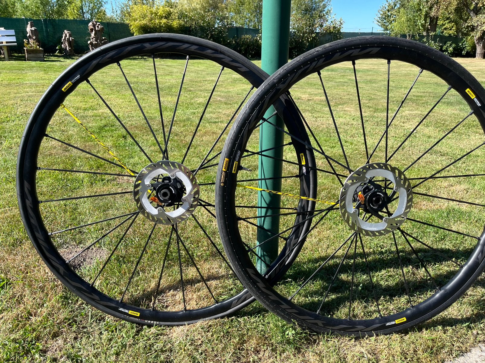 Roues mavic ksyrium ust pro disques, Vélos & Vélomoteurs, Comme neuf, Enlèvement, Aluminium, Racefiets