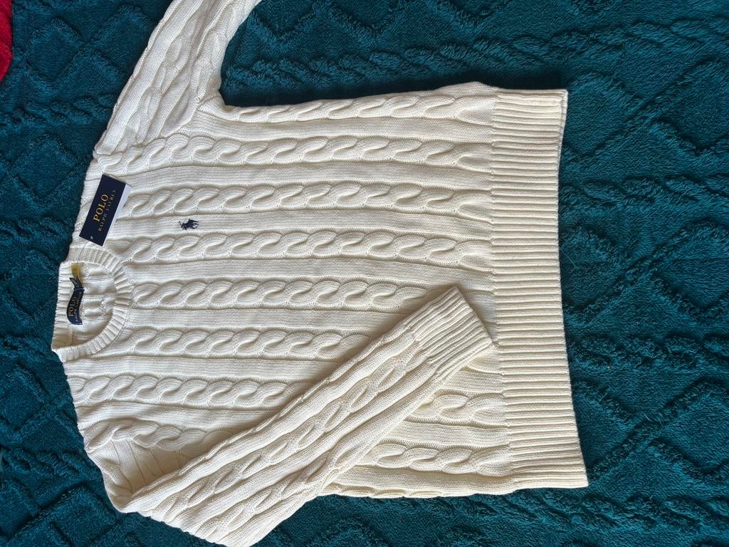 Pull ralph lauren, Ophalen of Verzenden, Zo goed als nieuw, Maat 46 (S) of kleiner, Beige
