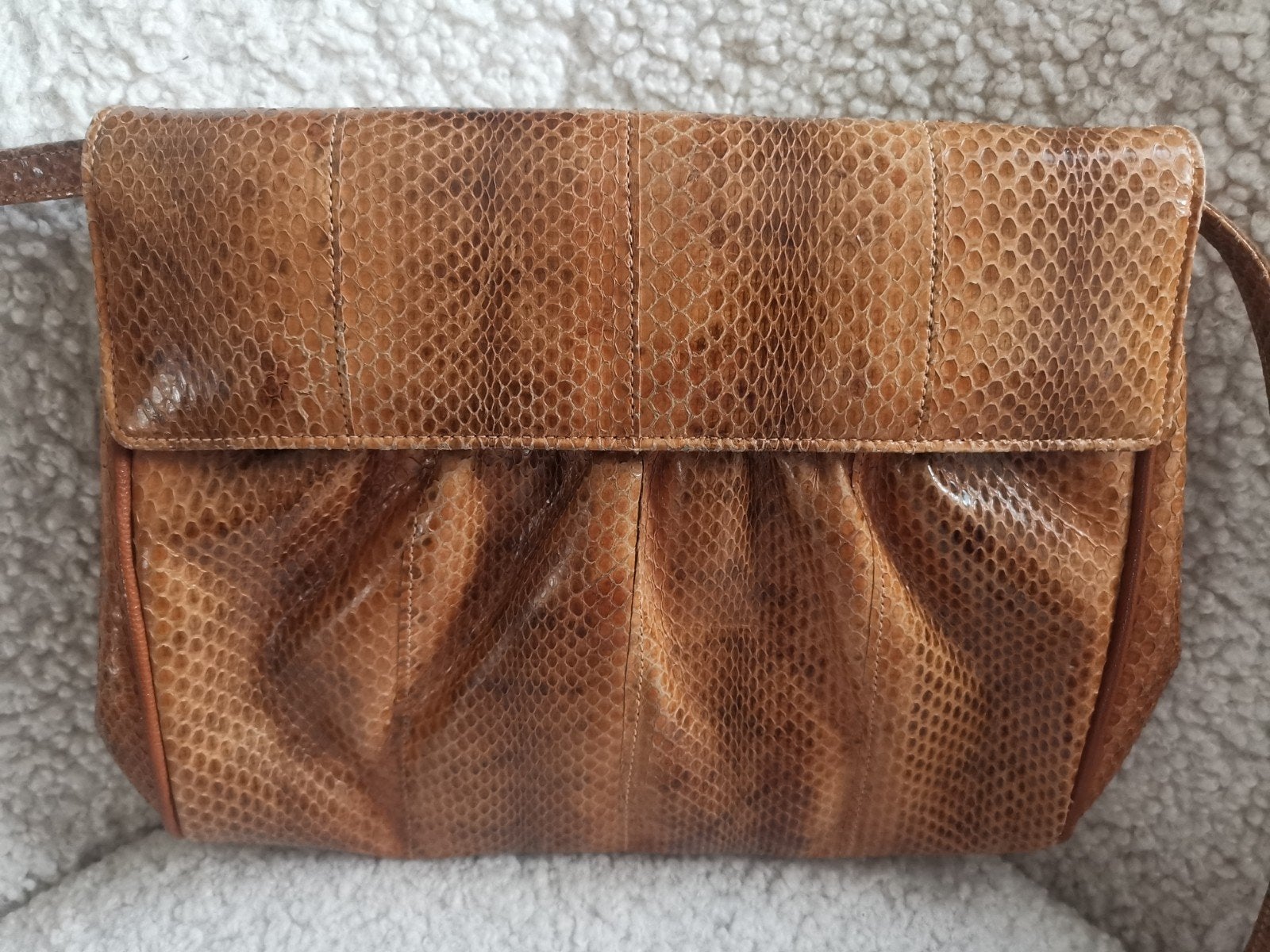 Vintage handtas Catalan Garces, Enlèvement ou Envoi, Utilisé, Brun, Sac à main