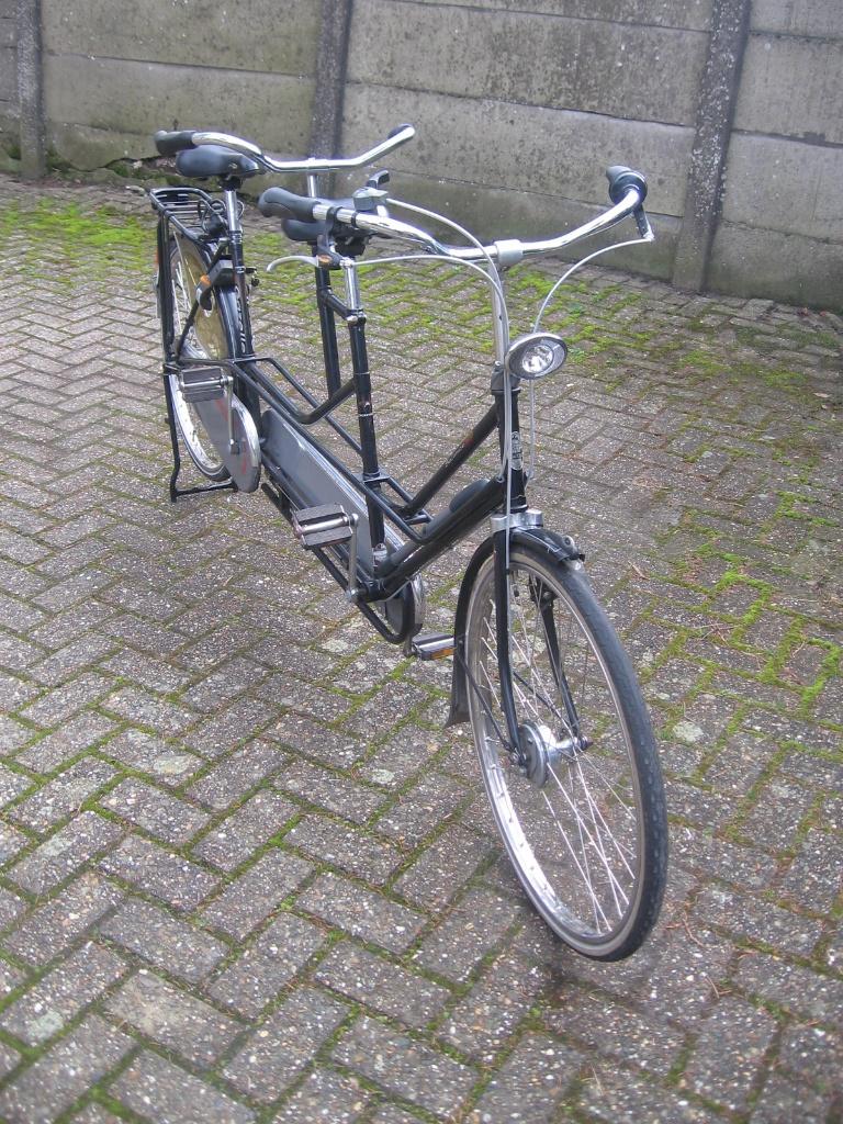 28 inch Gazelle tandem met trommelremmen rijklare staat, Fietsen en Brommers, Ophalen, Minder dan 10 versnellingen, Gebruikt, Gazelle