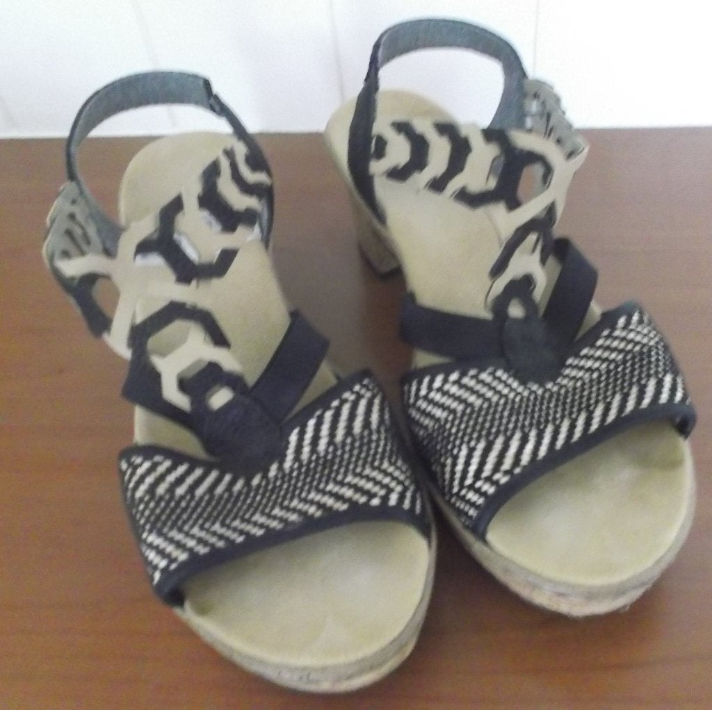 Rieker sandalen maat 40, Ophalen, Zwart, Sandalen of Muiltjes, Zo goed als nieuw