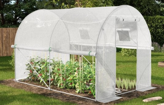 Tunnelserre 3x2m – Slechts 1x opgezet (te groot voor tuin), Ophalen, Folie, Aluminium, Kweekkas