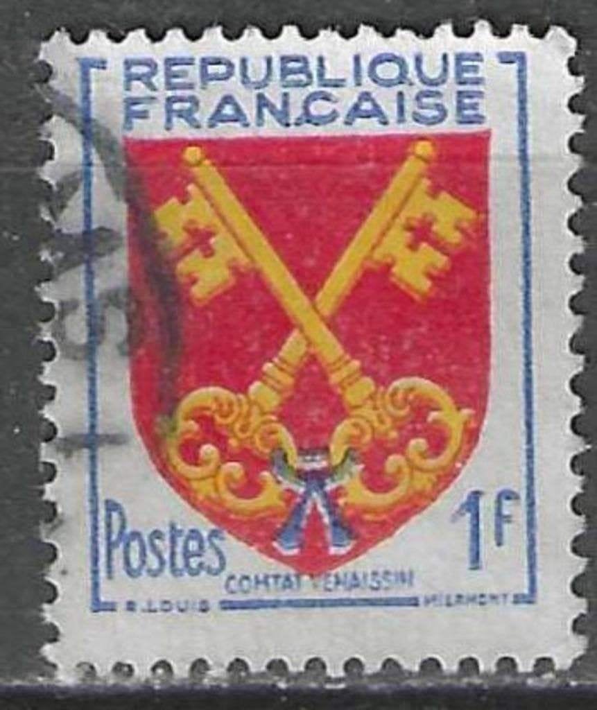 France 1955 - Yvert 1047 - Armoiries des provinces (ST), Envoi, Affranchi