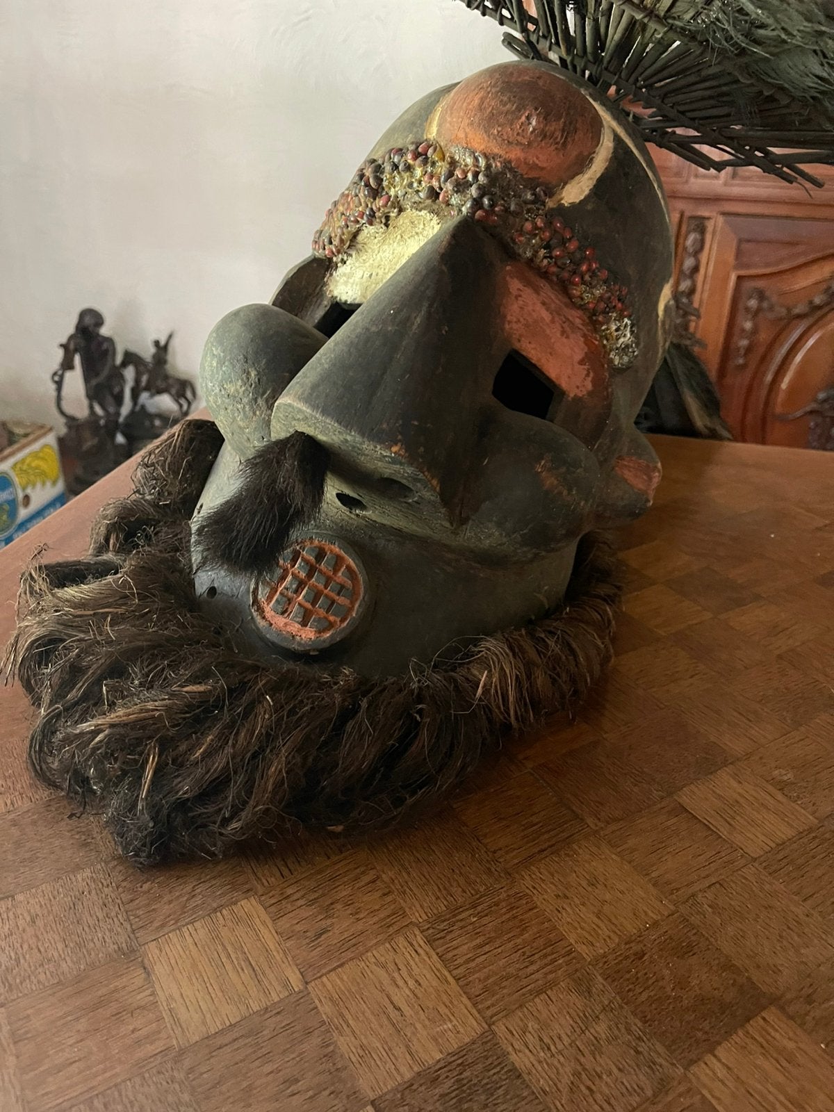 Afrikaans masker, Antiek en Kunst, Ophalen, Masker, Man