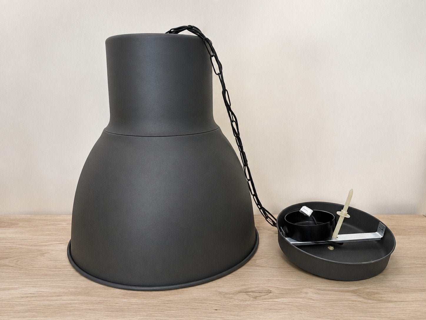 Grande suspension IKEA – style industriel / loft, Maison & Meubles, Lampes | Lustres, Enlèvement, Métal