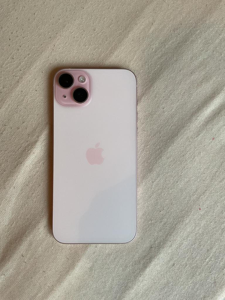 Iphone 15 plus roze 128 GB, Telecommunicatie, Mobiele telefoons | Apple iPhone, 128 GB, IPhone 15, Zo goed als nieuw, Roze
