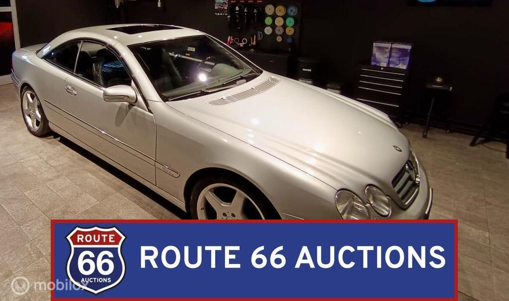 Mercedes-Benz CL 600 | 2000 | Route 66 Auctions, Auto's, Zwart, Mercedes-Benz, Bedrijf, Handgeschakeld