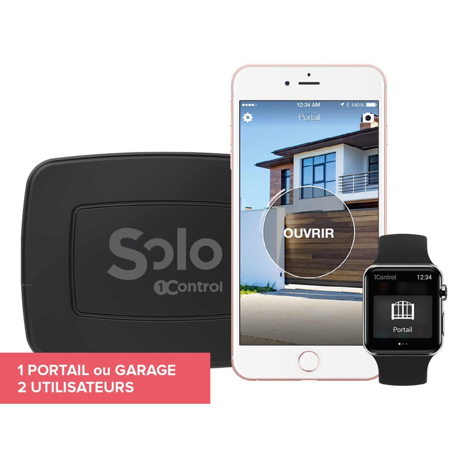 Ouvre-Porte garage et portail Wi-Fi,Bluetooth sans Fil